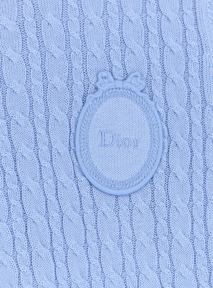 Dior Cotton And Wool Blend Dior Médaillon Sweater