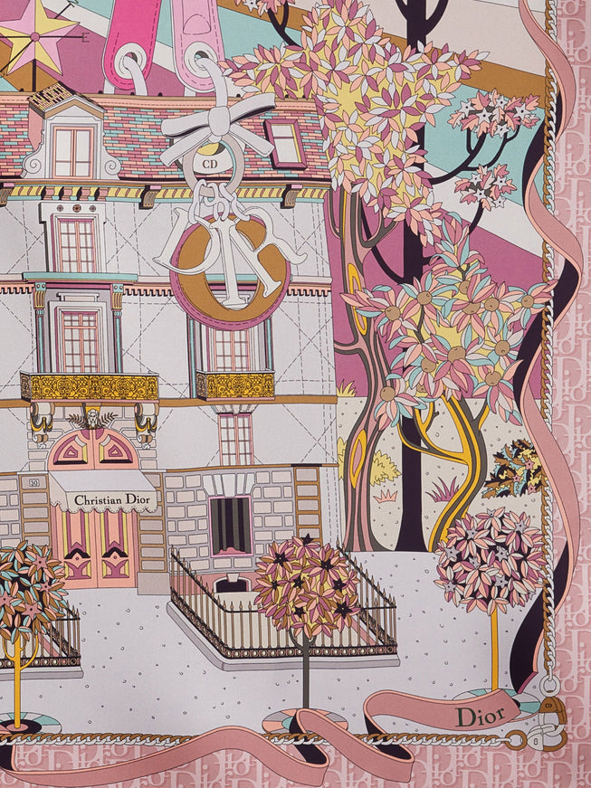 Dior Dior Avenue 90 Silk Foulard