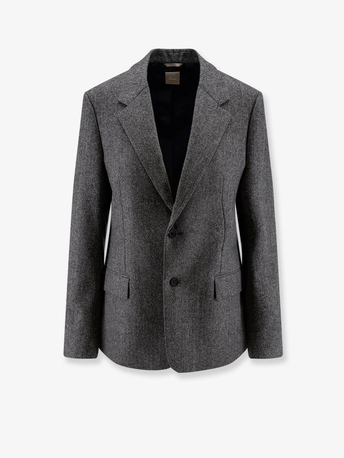 Dior Virgin Wool Blazer Gris