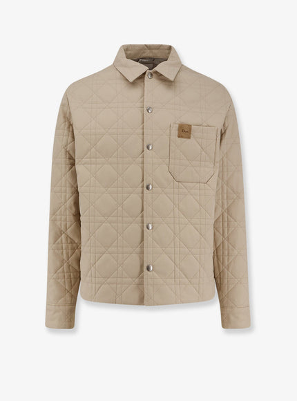 Dior Cannage Overshirt Jacket Beige