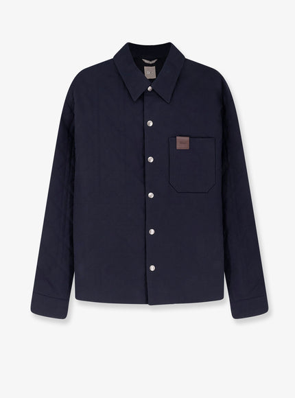 Dior Cannage Overshirt Jacket Bleu Marine