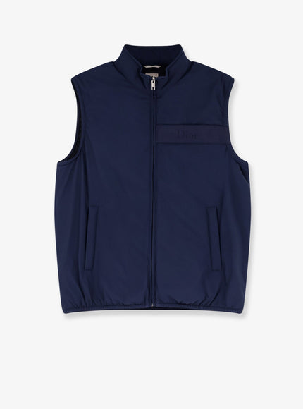 Dior Sleeveless Jacket With Padding Bleu
