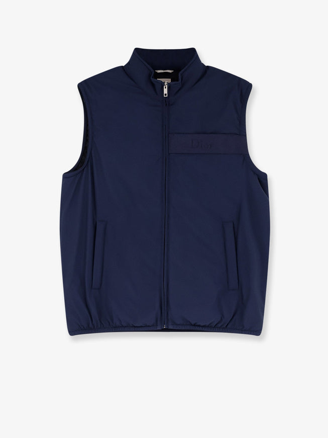 Dior Sleeveless Jacket With Padding Bleu