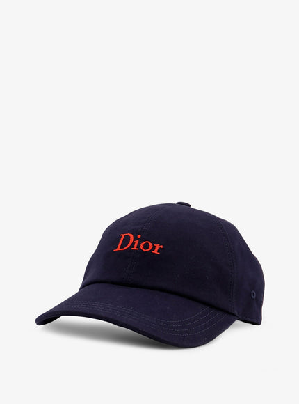 Dior Cotton Hat With Embroidered Logo On The Front
