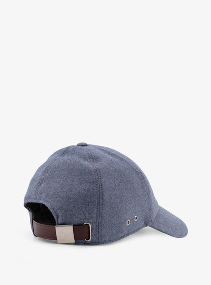 Dior Cotton Hat With Embroidered Logo On The Front