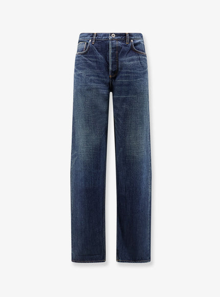 Dior Blue Denim Jeans Bleu