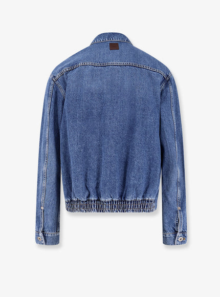 Dior Denim Jacket With Dior Embroidery