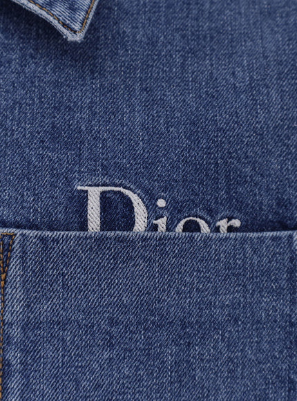 Dior Denim Jacket With Dior Embroidery