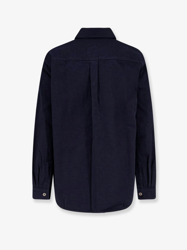 Dior Cotton Shirt With All-Over Dior Oblique Motif