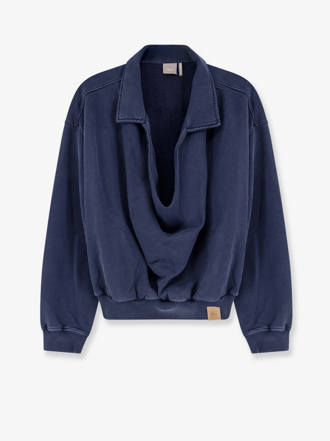 Dior Cotton Sweatshirt Bleu