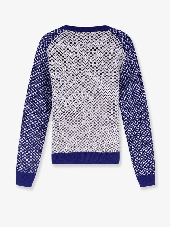 Dior Wool Sweater With Bicolor Pattern