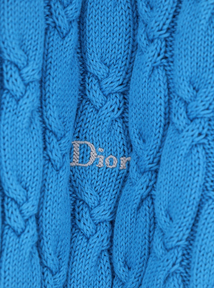 Dior Cotton Sweater With Braided Processing