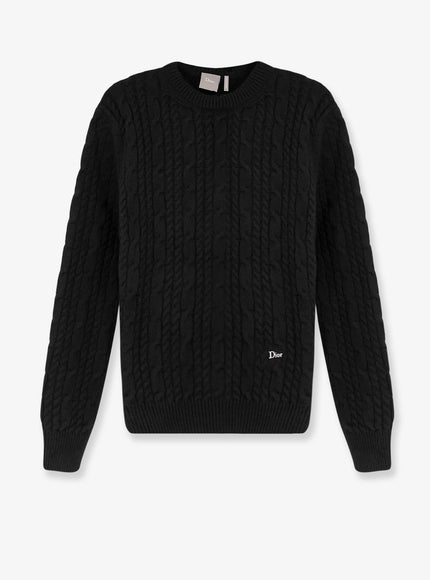 Dior Cable-Knit Cashmere Sweater Noir