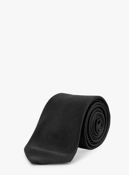 Dior Silk Tie Uni Noir