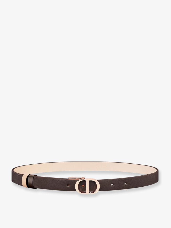 Dior Cd 30 Montaigne Leather Belt Brown Multi
