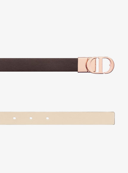 Dior Cd 30 Montaigne Leather Belt