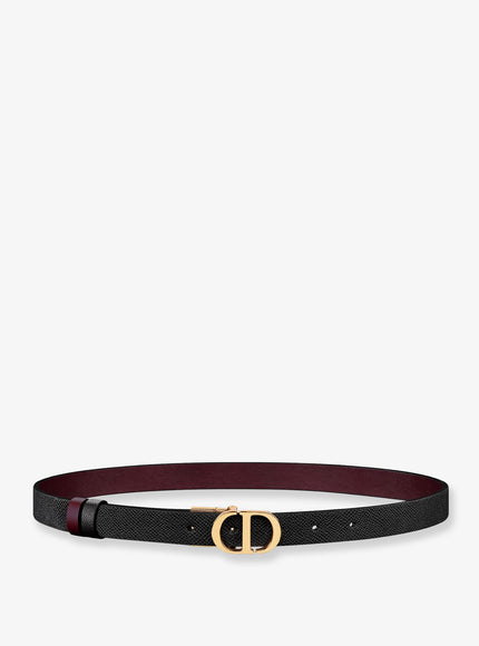 Dior Cd 30 Montaigne Leather Belt Nero Multi