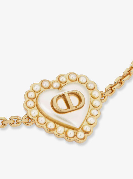 Dior Petit Cd Baroque Bracelet Metal With Golden Finish