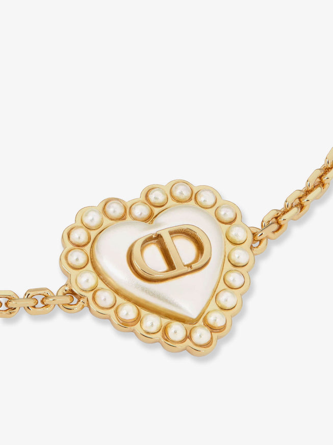 Dior Petit Cd Baroque Bracelet Metal With Golden Finish
