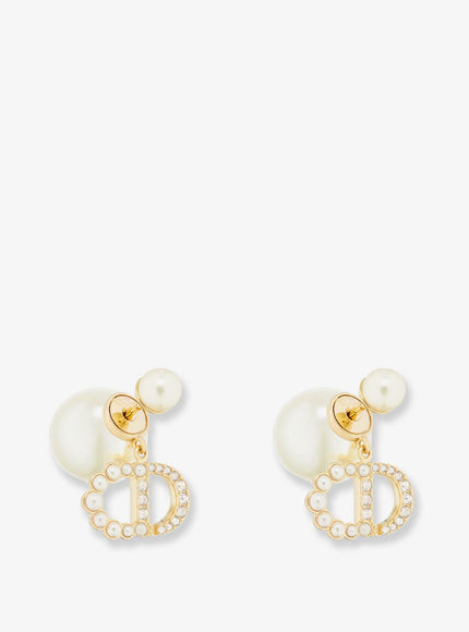 Dior Dior Tribales Metal Earrings With Gold Finish Metal Uni Crystal