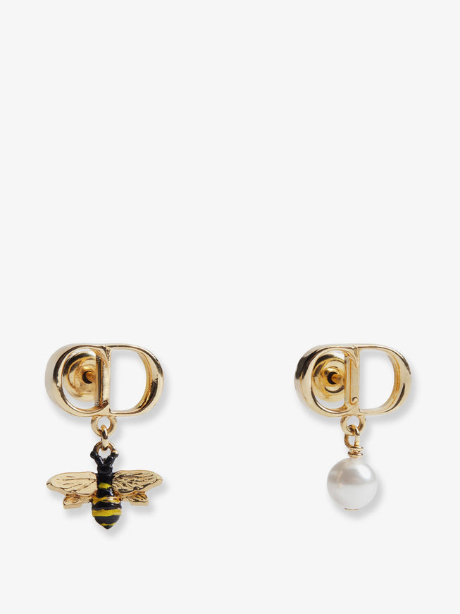 Dior Cd Garden Earrings Uni Gold