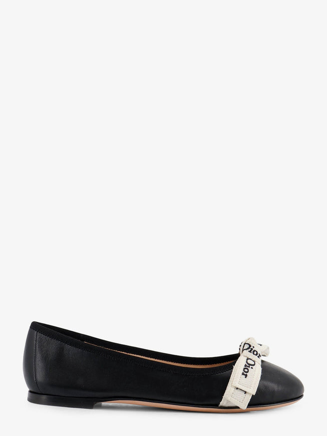 Dior J'adior Leather Ballerinas Noir