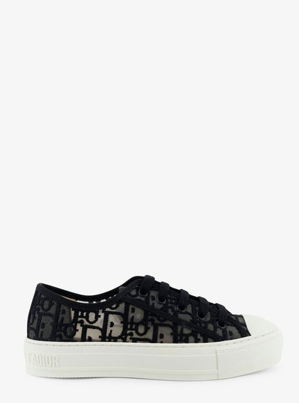 Dior Walk'n'dior Sneakers With Dior Oblique Embroidery Noir