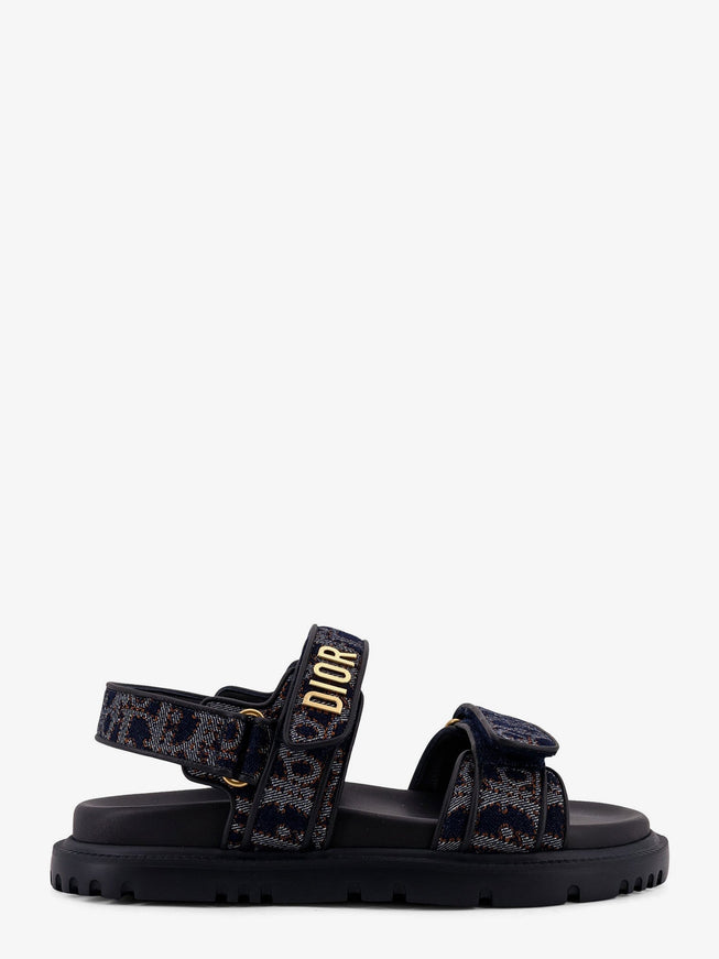 Dior Dior Oblique Denim Dioract Sandals Denim