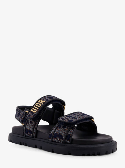 Dior Dior Oblique Denim Dioract Sandals