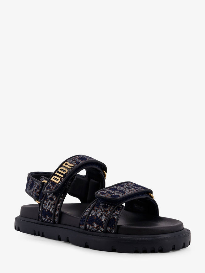 Dior Dior Oblique Denim Dioract Sandals
