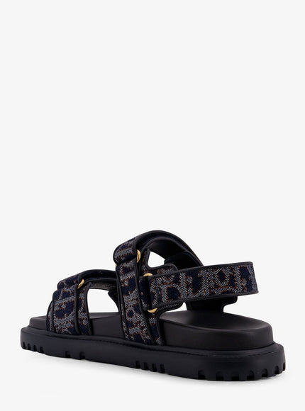 Dior Dior Oblique Denim Dioract Sandals