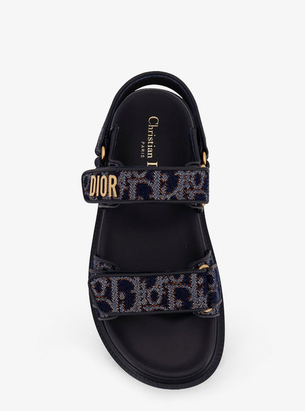 Dior Dior Oblique Denim Dioract Sandals