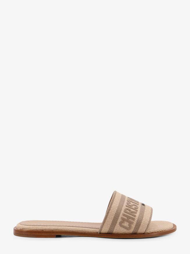 Dior Dway Dioriviera Flat Sandals Cookie