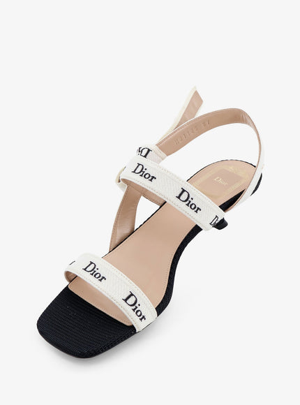 Dior Embroidered Canvas J'adior Sandals