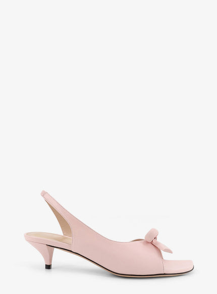 Dior Dior Bow Leather Sandals Pink