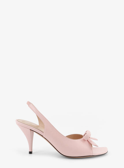 Dior Dior Bow Leather Sandals Pink