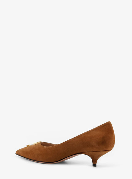 Dior Dior Initials Suede Pumps With Metal Cd Initials