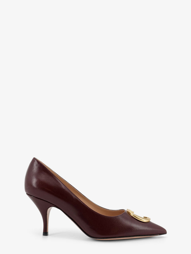 Dior Dior Initials Leather Pumps With Metal Cd Initials Rougenoir