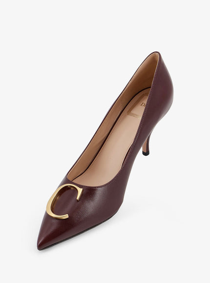 Dior Dior Initials Leather Pumps With Metal Cd Initials