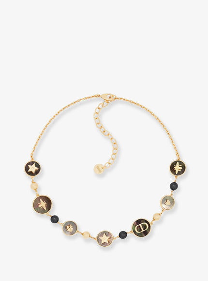Dior D-Luck Metal Necklace With Gold Finishes Uni Goldblack