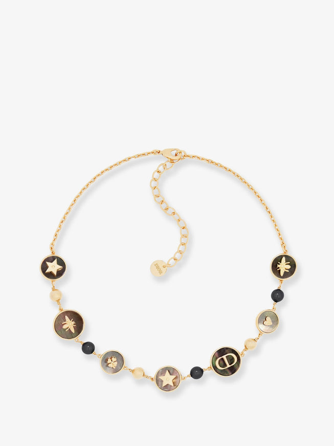 Dior D-Luck Metal Necklace With Gold Finishes Uni Goldblack