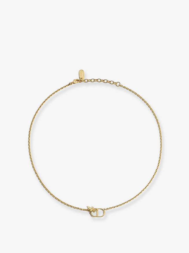 Dior Cd Garden Necklace Uni Gold