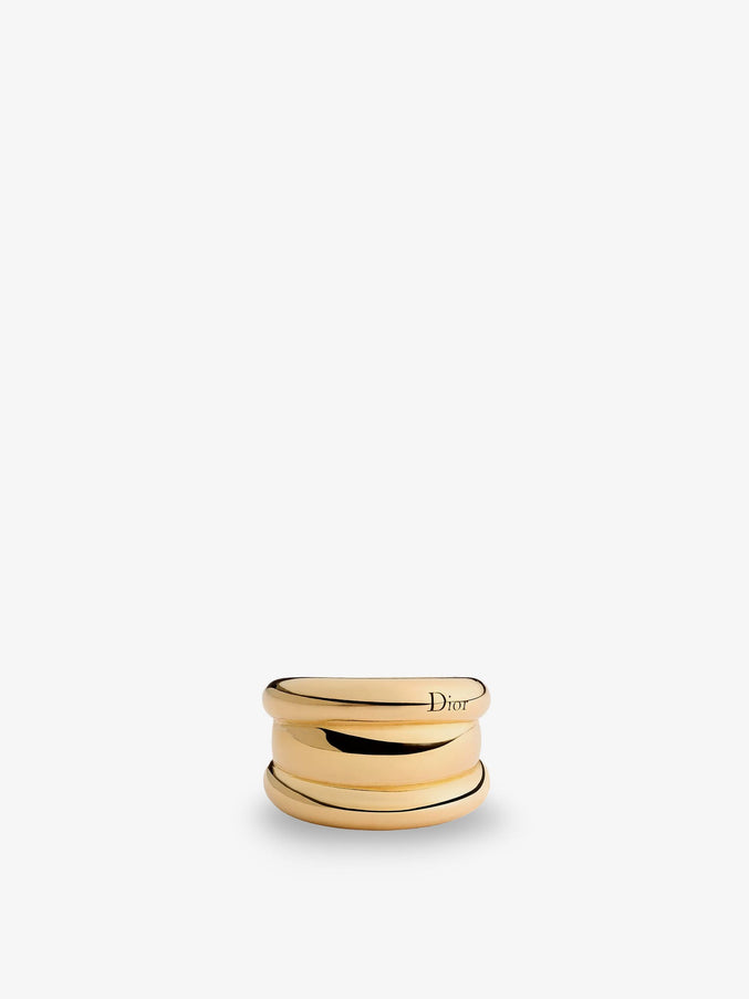 Dior Rocks Metal Ring S Gold