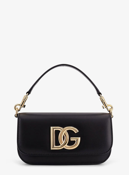 Dolce & Gabbana 3.5 Leather Crossbody Bag Uni Nero