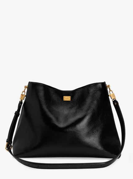 Dolce & Gabbana Vittoria Leather Crossbody Bag Uni Nero