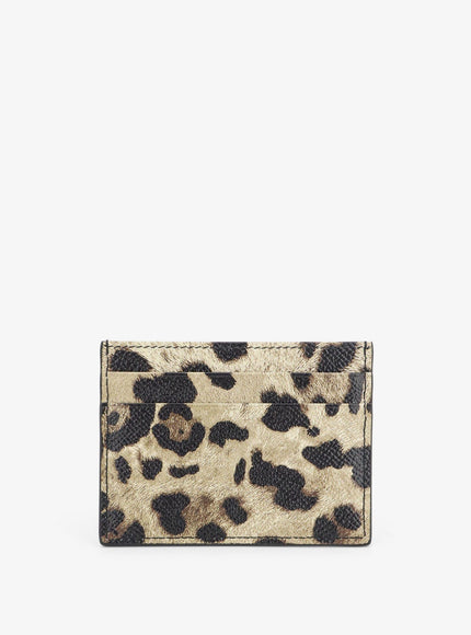 Dolce & Gabbana Hammered Leather Card Holder