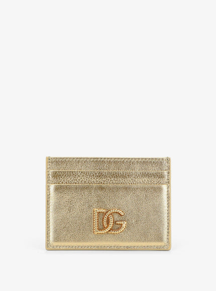 Dolce & Gabbana Hammered Leather Card Holder Uni Torchoro