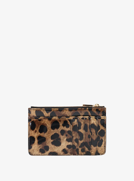 Dolce & Gabbana Hammered Leather Card Holder