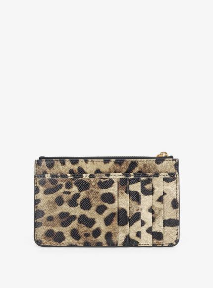 Dolce & Gabbana Hammered Leather Card Holder