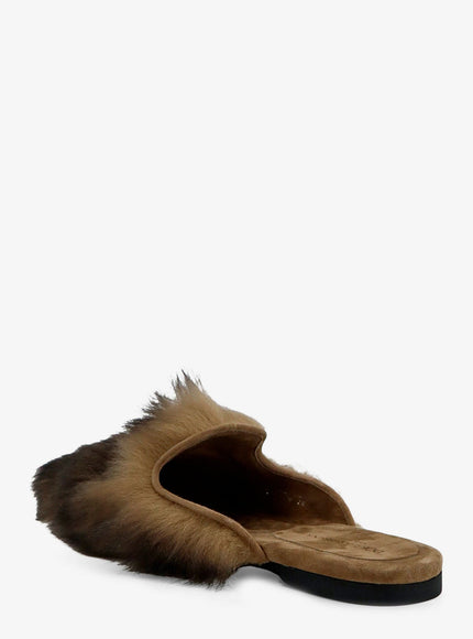 Dolce & Gabbana Sheepskin And Suede Sandals